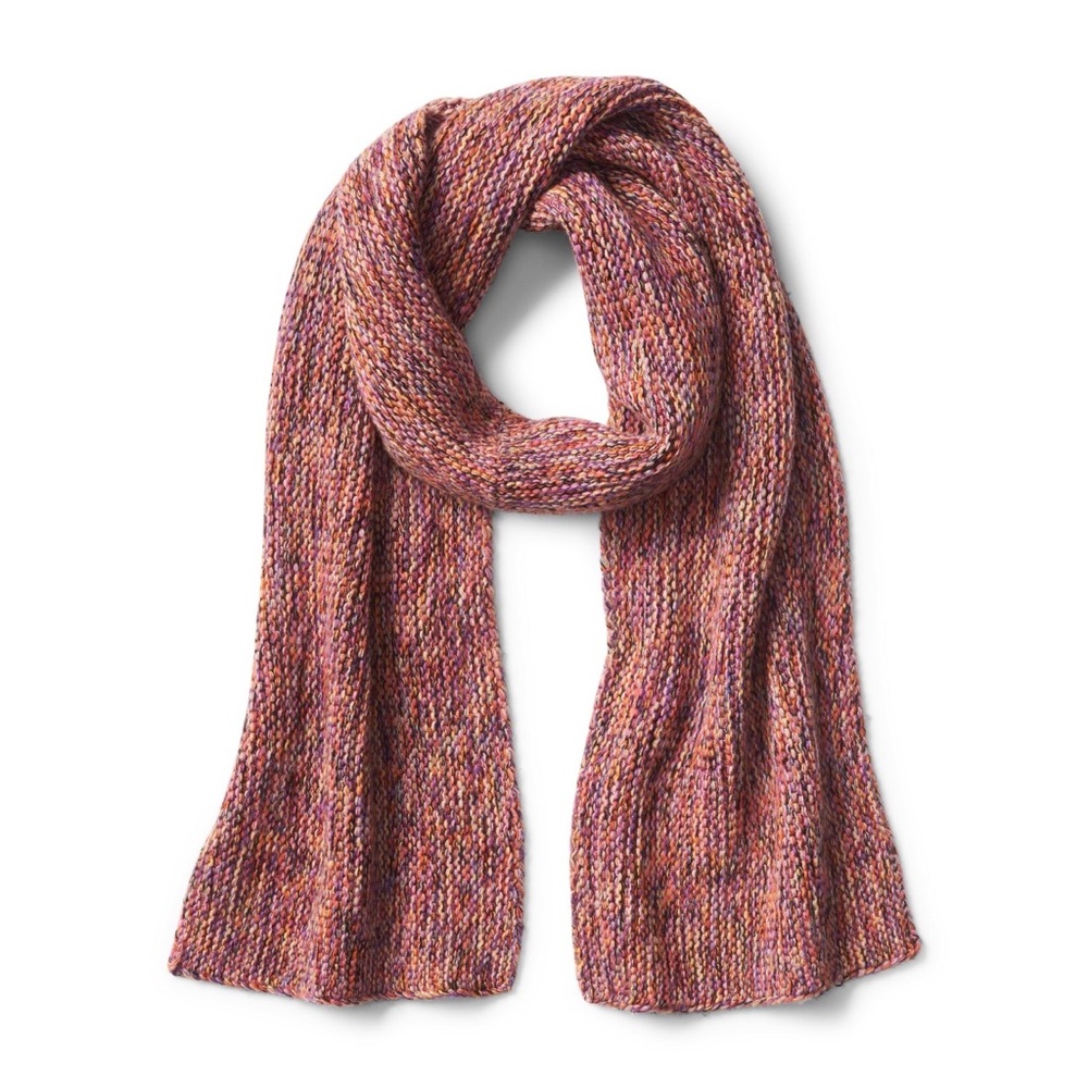 Large wool knit scarf